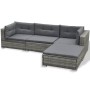 6-teiliges Gartenmöbel-Set und graue synthetische Rattankissen von vidaXL, Gartensets - Ref: Foro24-41879, Preis: 617,38 €, R...