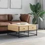 Mesa de centro madera de ingeniería roble Sonoma 80x80x40 cm de , Mesas de centro - Ref: Foro24-835355, Precio: 50,69 €, Desc...