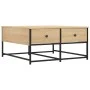 Mesa de centro madera de ingeniería roble Sonoma 80x80x40 cm de , Mesas de centro - Ref: Foro24-835355, Precio: 50,69 €, Desc...