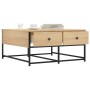 Sonoma oak engineered wood coffee table 80x80x40 cm by , Coffee table - Ref: Foro24-835355, Price: 51,20 €, Discount: %