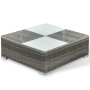 6-teiliges Gartenmöbel-Set und graue synthetische Rattankissen von vidaXL, Gartensets - Ref: Foro24-41879, Preis: 617,38 €, R...