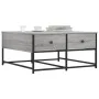 Sonoma gray engineered wood coffee table 80x80x40 cm by , Coffee table - Ref: Foro24-835357, Price: 52,33 €, Discount: %