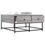 Sonoma gray engineered wood coffee table 80x80x40 cm by , Coffee table - Ref: Foro24-835357, Price: 52,84 €, Discount: %