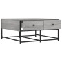 Sonoma gray engineered wood coffee table 80x80x40 cm by , Coffee table - Ref: Foro24-835357, Price: 52,84 €, Discount: %