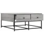Sonoma gray engineered wood coffee table 80x80x40 cm by , Coffee table - Ref: Foro24-835357, Price: 52,33 €, Discount: %