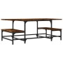 Smoked oak plywood coffee table 100x50.5x40cm by , Coffee table - Ref: Foro24-835376, Price: 36,92 €, Discount: %