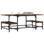 Smoked oak plywood coffee table 100x50.5x40cm by , Coffee table - Ref: Foro24-835376, Price: 36,92 €, Discount: %