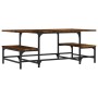Smoked oak plywood coffee table 100x50.5x40cm by , Coffee table - Ref: Foro24-835376, Price: 36,92 €, Discount: %