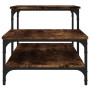 Smoked oak engineered wood coffee table 100x50.5x45cm by , Coffee table - Ref: Foro24-835381, Price: 50,37 €, Discount: %