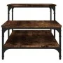 Smoked oak engineered wood coffee table 100x50.5x45cm by , Coffee table - Ref: Foro24-835381, Price: 42,62 €, Discount: %