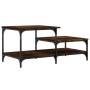 Couchtisch aus geräuchertem Eichenholzwerkstoff, 100 x 50,5 x 45 cm von , Couchtisch - Ref: Foro24-835381, Preis: 50,37 €, Ra...