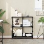 Schwarzes Holzwerkstoffregal 78,5 x 33 x 82 cm von , Bücherregale und Regale - Ref: Foro24-835244, Preis: 52,59 €, Rabatt: %