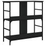 Schwarzes Holzwerkstoffregal 78,5 x 33 x 82 cm von , Bücherregale und Regale - Ref: Foro24-835244, Preis: 52,59 €, Rabatt: %