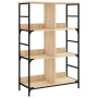 Estantería de madera ingeniería roble Sonoma 78,5x33x117,5 cm de , Librerías y estanterías - Ref: Foro24-835250, Precio: 64,34 €