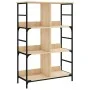 Regal aus Sonoma-Eichenholzwerkstoff, 78,5 x 33 x 117,5 cm von , Bücherregale und Regale - Ref: Foro24-835250, Preis: 63,63 €...
