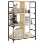 Estantería de madera ingeniería roble Sonoma 78,5x33x117,5 cm de , Librerías y estanterías - Ref: Foro24-835250, Precio: 63,6...