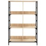 Estantería de madera ingeniería roble Sonoma 78,5x33x117,5 cm de , Librerías y estanterías - Ref: Foro24-835250, Precio: 64,34 €