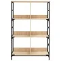 Estantería de madera ingeniería roble Sonoma 78,5x33x117,5 cm de , Librerías y estanterías - Ref: Foro24-835250, Precio: 63,6...