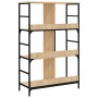 Estantería de madera ingeniería roble Sonoma 78,5x33x117,5 cm de , Librerías y estanterías - Ref: Foro24-835250, Precio: 64,34 €