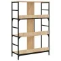 Regal aus Sonoma-Eichenholzwerkstoff, 78,5 x 33 x 117,5 cm von , Bücherregale und Regale - Ref: Foro24-835250, Preis: 63,63 €...