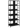 Schwarzes Holzwerkstoffregal 78,5 x 33 x 188,5 cm von , Bücherregale und Regale - Ref: Foro24-835259, Preis: 99,22 €, Rabatt: %