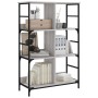 Regal aus technischem Holz in Sonoma-Grau, 78,5 x 33 x 117,5 cm von , Bücherregale und Regale - Ref: Foro24-835252, Preis: 66...