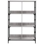 Regal aus technischem Holz in Sonoma-Grau, 78,5 x 33 x 117,5 cm von , Bücherregale und Regale - Ref: Foro24-835252, Preis: 66...