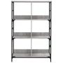 Regal aus technischem Holz in Sonoma-Grau, 78,5 x 33 x 117,5 cm von , Bücherregale und Regale - Ref: Foro24-835252, Preis: 65...