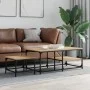 Stackable coffee tables 2 pieces engineered wood Sonoma oak by , Coffee table - Ref: Foro24-835395, Price: 55,35 €, Discount: %