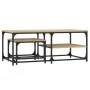 Stackable coffee tables 2 pieces engineered wood Sonoma oak by , Coffee table - Ref: Foro24-835395, Price: 55,35 €, Discount: %