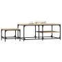 Stapelbare Couchtische 2 Stück aus Holzwerkstoff Sonoma-Eiche von , Couchtisch - Ref: Foro24-835395, Preis: 55,89 €, Rabatt: %