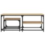 Stapelbare Couchtische 2 Stück aus Holzwerkstoff Sonoma-Eiche von , Couchtisch - Ref: Foro24-835395, Preis: 55,89 €, Rabatt: %