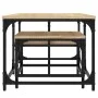 Stackable coffee tables 2 pieces engineered wood Sonoma oak by , Coffee table - Ref: Foro24-835395, Price: 55,35 €, Discount: %