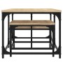 Stapelbare Couchtische 2 Stück aus Holzwerkstoff Sonoma-Eiche von , Couchtisch - Ref: Foro24-835395, Preis: 55,89 €, Rabatt: %