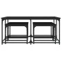 Stackable coffee tables 5 pieces black engineered wood by , Coffee table - Ref: Foro24-835334, Price: 80,74 €, Discount: %