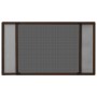 Extendable mosquito net for windows brown (75-143)x50 cm by , Mosquito nets for windows - Ref: Foro24-149039, Price: 24,33 €,...
