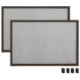 Extendable mosquito net for windows brown (75-143)x50 cm by , Mosquito nets for windows - Ref: Foro24-149039, Price: 24,33 €,...