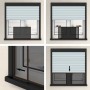 Extendable mosquito net for windows brown (75-143)x50 cm by , Mosquito nets for windows - Ref: Foro24-149039, Price: 24,33 €,...