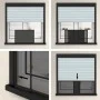 Extendable mosquito net for windows brown (75-143)x50 cm by , Mosquito nets for windows - Ref: Foro24-149039, Price: 22,05 €,...