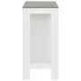 High kitchen table with white shelf 110x50x103 cm by , Kitchen and dining tables - Ref: Foro24-280214, Price: 109,06 €, Disco...