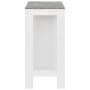 Hoher Küchentisch mit weißem Regal 110x50x103 cm von , Küchen- und Esstische - Ref: Foro24-280214, Preis: 104,94 €, Rabatt: %
