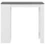 Hoher Küchentisch mit weißem Regal 110x50x103 cm von , Küchen- und Esstische - Ref: Foro24-280216, Preis: 105,42 €, Rabatt: %