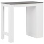 Hoher Küchentisch mit weißem Regal 110x50x103 cm von , Küchen- und Esstische - Ref: Foro24-280216, Preis: 105,42 €, Rabatt: %