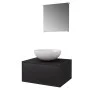 3-teiliges schwarzes Möbel- und Spülset von vidaXL, Badezimmermöbel - Ref: Foro24-272225, Preis: 97,80 €, Rabatt: %