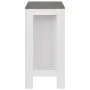 High kitchen table with white shelf 110x50x103 cm by , Kitchen and dining tables - Ref: Foro24-280216, Price: 100,48 €, Disco...