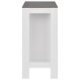 Hoher Küchentisch mit weißem Regal 110x50x103 cm von , Küchen- und Esstische - Ref: Foro24-280216, Preis: 105,42 €, Rabatt: %