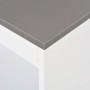 Hoher Küchentisch mit weißem Regal 110x50x103 cm von , Küchen- und Esstische - Ref: Foro24-280216, Preis: 105,42 €, Rabatt: %