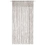 Taupegrauer Makramee-Vorhang aus Baumwolle, 140 x 240 cm von , Vorhänge und Gardinen - Ref: Foro24-323979, Preis: 44,82 €, Ra...