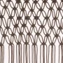 Taupe gray cotton macrame curtain 140x240 cm by , Curtains and curtains - Ref: Foro24-323979, Price: 44,01 €, Discount: %