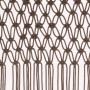 Taupegrauer Makramee-Vorhang aus Baumwolle, 140 x 240 cm von , Vorhänge und Gardinen - Ref: Foro24-323979, Preis: 44,82 €, Ra...